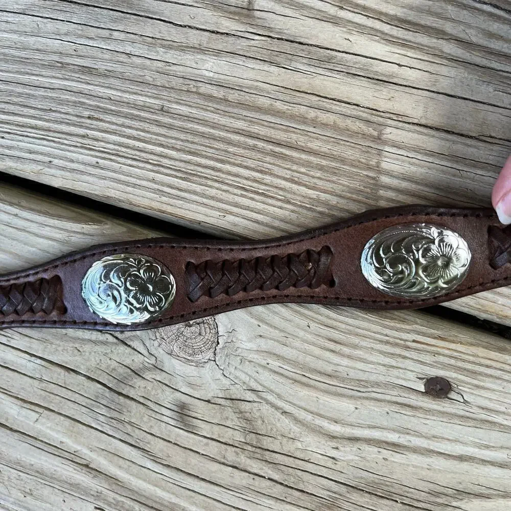 Jaripeo's Men's Brown Leather Western Belt Size 42